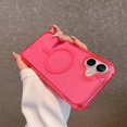thumbnail image 2 of Designed for iPhone 16 Magnetic Clear Phone Case,Clear Crystal Glitter,Compatible with Mag-Safe,3-in-1 Heavy Duty Shockproof Sparkly Cute Women Girl Protective Phone Case,Clearpink, 2 of 9