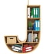 thumbnail image 1 of El Estante La Biblioteca Del Ornamento Libro en Forma Letra Adorna Navidad Durable Acrílico, 1 of 9