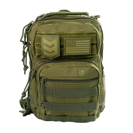 Posse EDC Sling Pack - Olive Drab, ULTIMATE TACTICAL EDC SLING PACK - The Posse EDC Sling Pack is one of the best gear packs on the market and is perfect for an.., By 3V