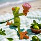 thumbnail image 5 of Figuras de ranas de resina decorativas, lindas ranas con ramo de rosas, regalo de San Valentín para ella, figuras de ranas, estatuas, decoración única para escritorio de mesa., 5 of 7