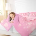 thumbnail image 4 of Homewish Cute Loves Pattern Queen Comforter Set,Fifth Birthday Bedding Sets,Pink Number 10 Bedding Comforter Set For Teens,Ultra Soft Home Decor Reversible,3-Piece, 4 of 8