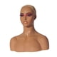 thumbnail image 5 of Cabeza de maniquí femenina con hombro, soporte multiusos para sombrero, 16,5 pulgadas de alto, accesorios para uso profesional o personal, 5 of 9