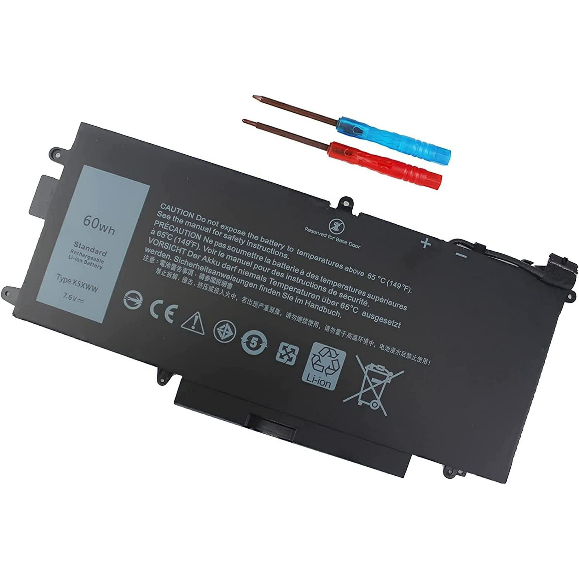 60Wh K5XWW Laptop y Replacement for Dell Latitude 7390 7389 5289 2-in-1 Latitude 12 E5289 L3180 P29S001 | Walmart Canada 60Wh K5XWW Laptop y Replacement for Dell Latitude 7390 7389 5289 2-in-1 Latitude 12 E5289 L3180 P29S001 | Walmart Canada
