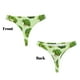 thumbnail image 3 of Balery Broccoli 3 Tangas de Algodón para Mujer con Estampado – Ropa Interior Sexy, Transpirable, G-string-X-Large, 3 of 6