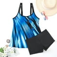 thumbnail image 4 of UPPADA Tankini Swimsuits for Women Two Piece Slimming Stretchy Swim Tops Hide Tummy Bathing Suit Shorts Athletic Swimwear, 4 of 6