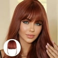 thumbnail image 7 of Gzwccvsn Clip In Bangs Human Hair Thin, 2024 Wispy Hair Bangs Clip in Human Hair, Fringe Curtain Bangs Hair Clip on Wiggy Front Hair Pieces for Women, Lace Front Bangs Clip in Hair Extensions, 7 of 7