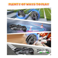 thumbnail image 2 of Remote Control Car RC Cars, RC Stunt Snake Car, 360° Roll Rotation Car Toys with LED Lights for Kids Ages 6+, Grey, 2 of 8
