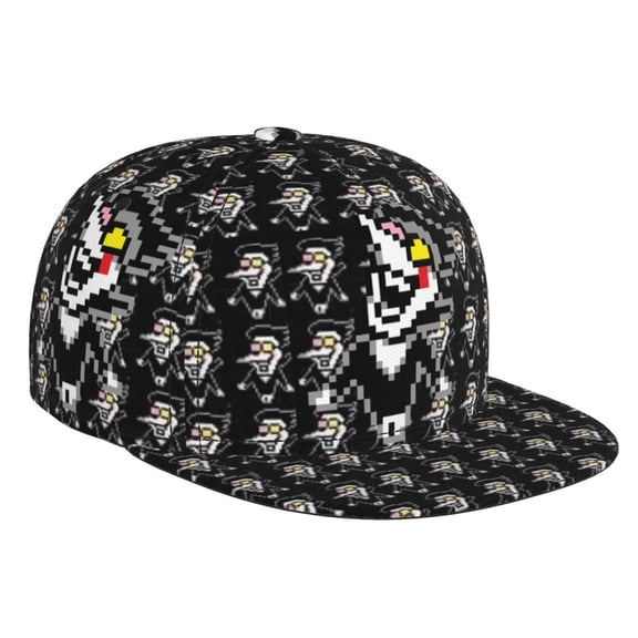 Spamton Deltarune Brim Bill Baseball Cap Adjustable Snapback Hat Hip Hop Dad Caps Men Women