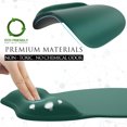 thumbnail image 5 of Ergonomic Mouse Pad with Wrist Support Gel Mouse Pad with Wrist Rest, Comfortable Computer Mouse Pad for Laptop, Pain Relief Mousepad for Office & Home, 9.4 x 8.1 in, Pure Green, 5 of 12