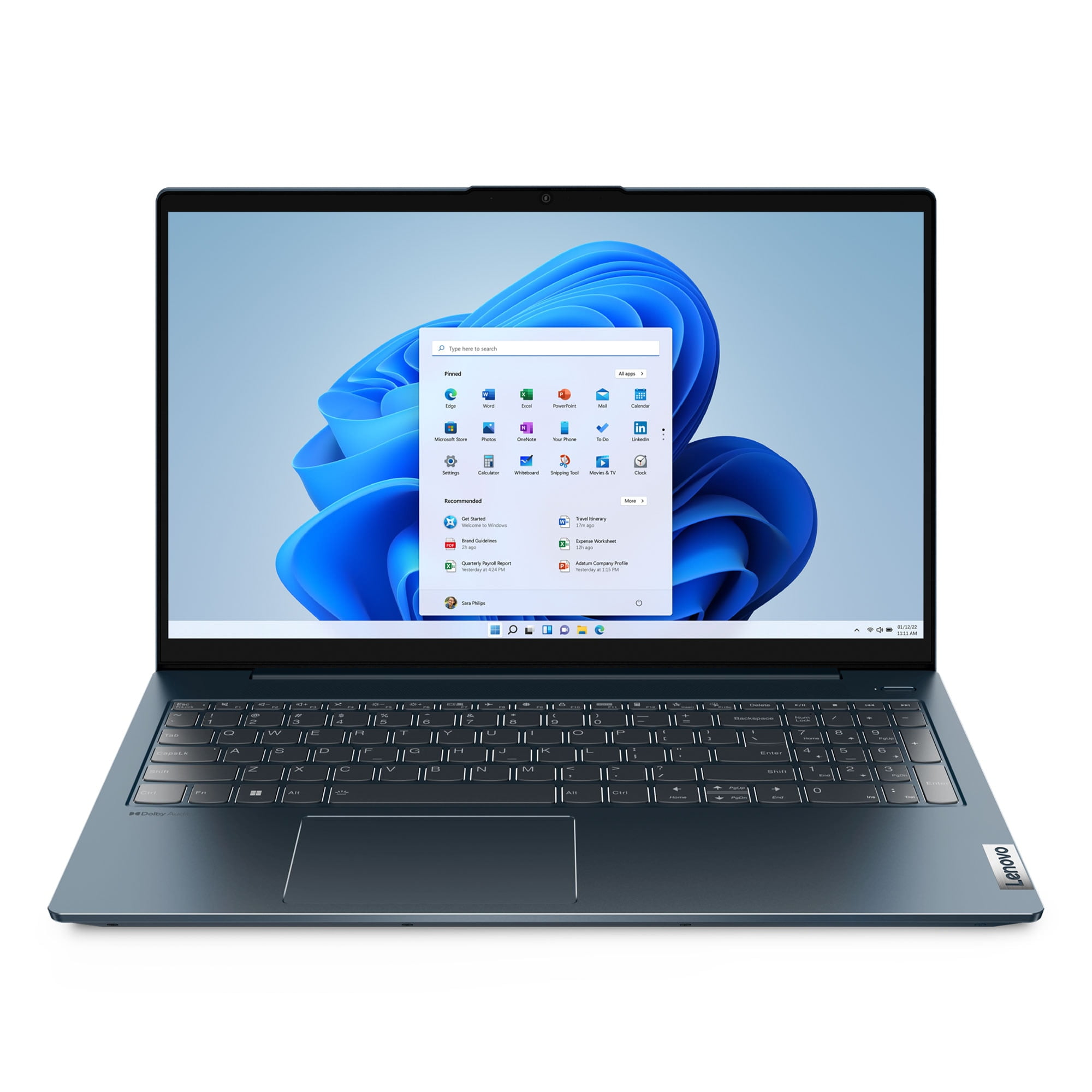 Lenovo IdeaPad 5 Laptop, 15.6" FHD IPS Touch  Narrow Bezel, Ryzen 7 5825U,  AMD Radeon Graphics, 16GB, 512GB, Win 11 Home