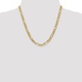 thumbnail image 2 of 14K Yellow Gold chain Figaro 20 in 6.25 mm 6.25mm Flat, 2 of 5