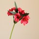 thumbnail image 5 of Tallos de flor de trompeta artificial 6 cabezas Arreglo floral de tela sintética Jarrón rosa blanco rojo naranja de 19,29 pulgadas Decoración de jarrón para oficina en casa Centro de mesa de boda, 5 of 6