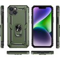 thumbnail image 3 of Phone Case for iPhone 14 Case, Military Grade Protective iPhone 14 Cases Cover with Ring Car Mount Kickstand for iPhone 14 6.1" - ArmyGreen, 3 of 11