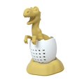 thumbnail image 1 of de bolas de té multiusos con bandeja de té suelto portátil Accesorios de té de malla fina para especias Restaurante de té , AMARILLO Macarena Infusor de dinosaurio, 1 of 8