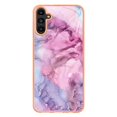 thumbnail image 2 of SaniMore Electroplated Marble Case for Samsung Galaxy A05S, Shockproof Protection Cover Support Magnetic Wireless Charging Soft TPU Bumper Transparent Ultra-Slim for Samsung A05S, Pink, 2 of 8