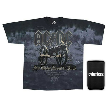 About Dance T-shirt - AC/DC T-Shirt For Those About To Rock Cannon Tie Dye T-Shirt + Coolie M-6XL (M)
