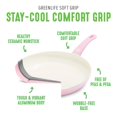 thumbnail image 3 of Sartén GreenLife Soft Grip Healthy de cerámica antiadherente de 11 pulgadas, 3 of 6