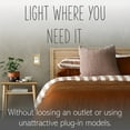 thumbnail image 4 of Legrand AANLM14 Adorne Half-Size Nightlight Outlet - White, 4 of 5