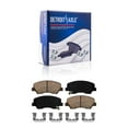 thumbnail image 3 of Detroit Axle - Front and Rear Ceramic Brake Pads with Hardware Set Replacement for 2012 2013 2014-2017 Hyundai Accent Kia Rio - 6pc Set, 3 of 7