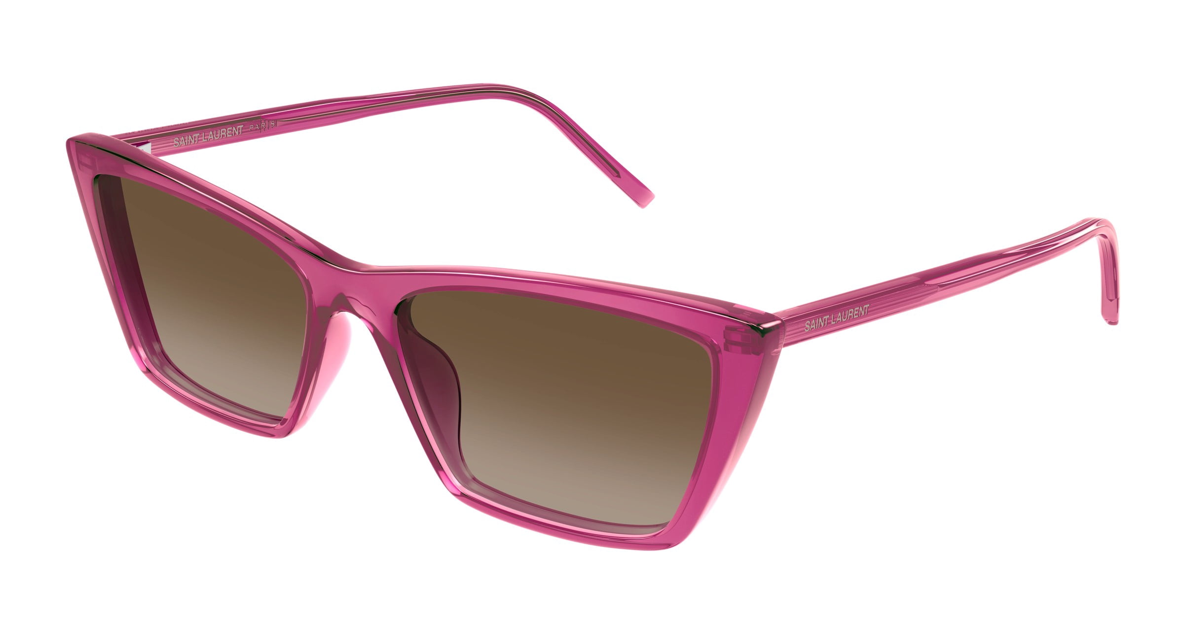 Brand New Pink SAINT LAURENT Cat Eye Sunglasses SL 552 004 Saint Laurent Sun SL 276 Mica 058 Sunglasses - US main image 3