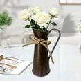 thumbnail image 5 of Galvanized Metal Pitcher Vase Vintage Watering Can Flower Holder Shabby Chic Decor for Home Table Mantel Shelf Centerpiece, 5 of 5