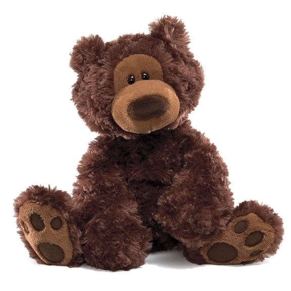 GUND Philbin Classic Teddy Bear, Premium Stuffed Animal for Ages 1 and Up, Chocolate Brown, 12”