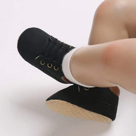 Utoimkio Baby Shoes Boys Girls First Walkers Cute Soft Sole Non-Slip Comfort Toddler Sneakers Prewalkers for 6-12 Months First Walkers