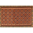 thumbnail image 1 of Ahgly Company Indoor Rectangle Contemporary Light Brown Oriental Area Rugs, 5' x 7', 1 of 6