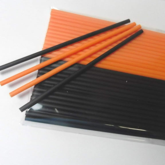 Weststone - 50pcs mixed Lollipop sticks for Halloween party (25 black and 25 orange)