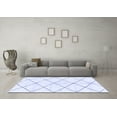 thumbnail image 3 of Ahgly Company Indoor Rectangle Solid Blue Modern Area Rugs, 5' x 7', 3 of 4