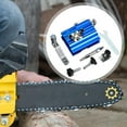 thumbnail image 4 of DYNWAVECA Chainsaw Sharpener Hand Chain Saw Sharpener Tool Sharpening Tool Multifunctional Universal Chainsaw Sharpening Jig Hand Crank Small, 4 of 7