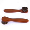 thumbnail image 5 of Cepillo de pelo de caballo, para engrasar, pulir, limpiar, quitar el polvo, cepillo de pelo suave para zapatos, juego de herramientas para limpiar zapatos, 5 of 5