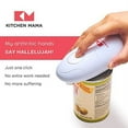 Kitchen Mama Electric Can Opener Open Your Cans with A Simple Push of