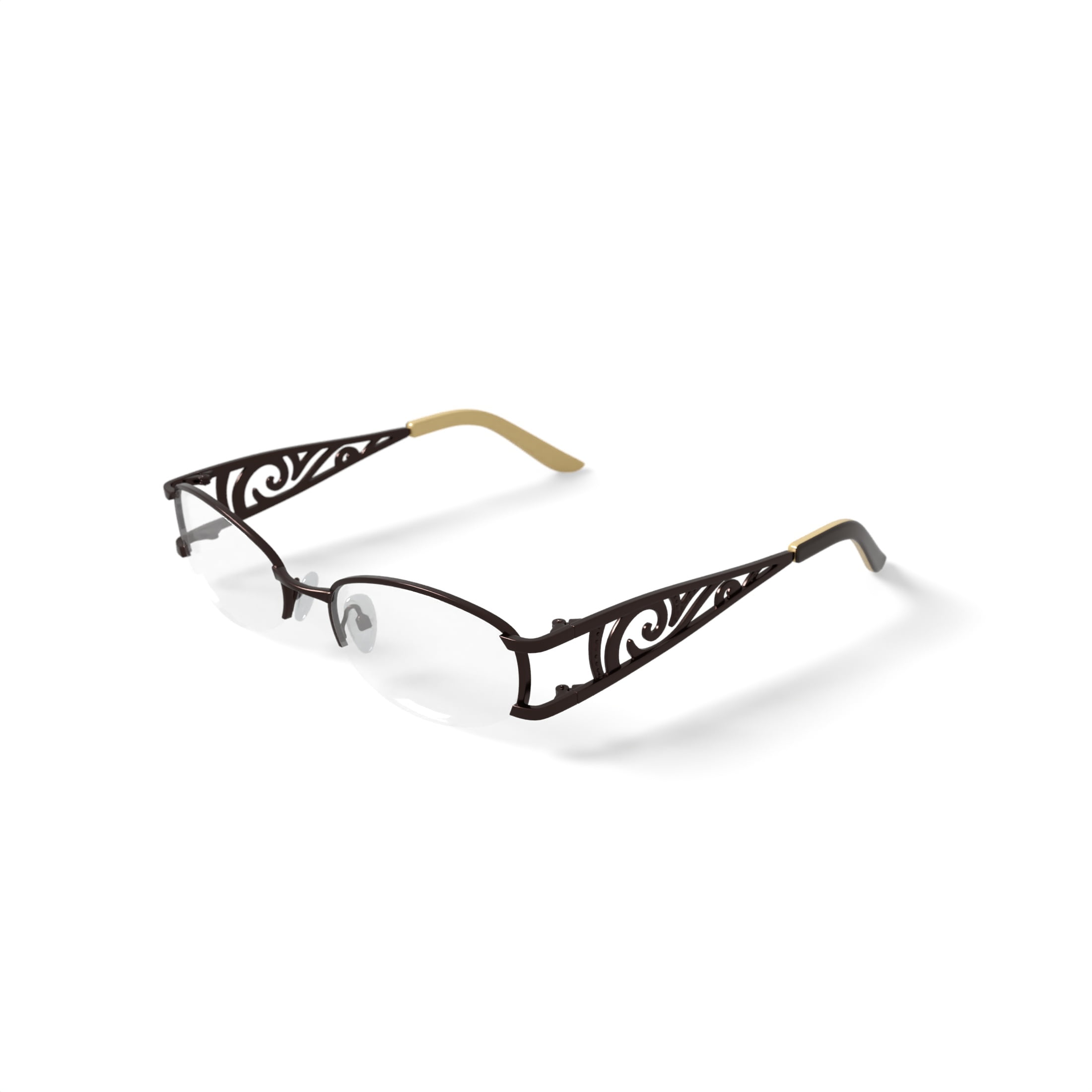 Contour Women's Rx'able Eyeglasses, FM11292 Brown