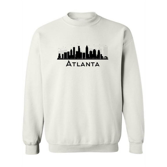 Atlanta Black Buildings Sweatshirt Women -Image by Shutterstock, Female 5X-Large