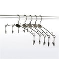 thumbnail image 3 of Metal Coat Hangers Sturdy Anti Slip for Closets Clothes Racks for Shirts Skirts(Gold), 3 of 3