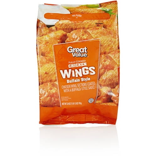 Great Value Buffalo Style Chicken Wings, 28 oz