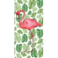 thumbnail image 2 of Wild Apple Portfolio 11x18 Gold Ornate Wood Framed with Double Matting Museum Art Print Titled - Tropical Flamingo II, 2 of 4
