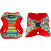 Downtown Pet Supply No Pull, Step in Adjustable Dog Harness with Padded Vest, Easy to Put on Small, Medium and Large Dogs (Tribal, L)