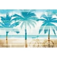 thumbnail image 3 of Mullan, Michael 24x17 Black Modern Framed Museum Art Print Titled - Beachscape Palms I, 3 of 5