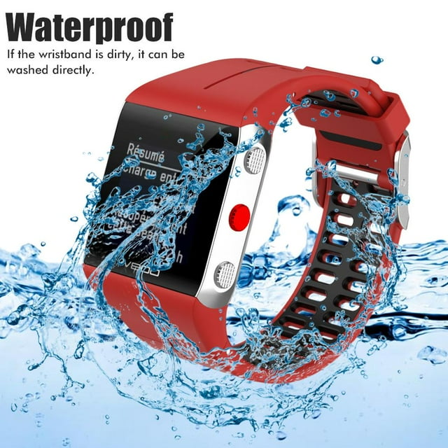 Silicone Watch Bands Dual Color Watch Strap Silicone Watch Bands Replacement Bands Soft Comfortable Dual Color Watch Strap Compatible For V800