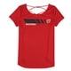 thumbnail image 1 of Touch Womens University of Wisoncin Badgers Open Racerback Graphic T-Shirt wis M, 1 of 2