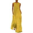 thumbnail image 2 of Robe Ranch de Ferme Été Imprimé Maïs Streetwear Boho Plage Longues Robes Femmes Robe Maxi Tendance Idée Cadeau, 2 of 5
