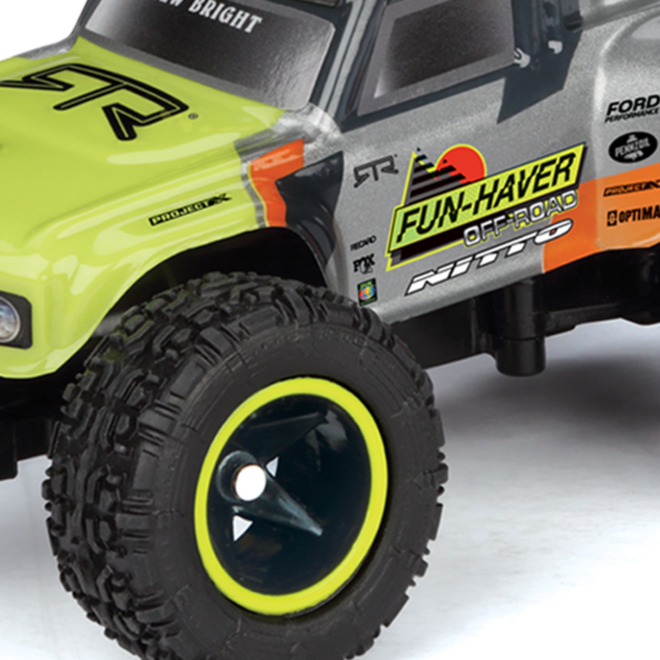 New Bright (1:43) Bronco Battery Remote Control Green/Gray Monster Truck, 84311U