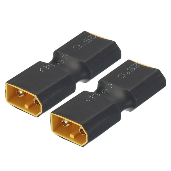 Uxcell XT60 Male to Male Connector Adapter RC, RC LiPo Battery Converter 2pcs