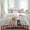 Light Beige Red, variant on Thin Red Lines Set of 4 Bedding Quilt Covers, Independence Day Funny Dogs Fireworks 4-Piece Bed Sheet Set with Extra Soft Bed Sheets Quilt Cover Pillowcase, Queen