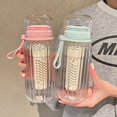 thumbnail image 4 of Vaso de separación de té y agua, taza de agua de gran capacidad para verano para niñas, taza de té portátil de aspecto alto para hombres, novedad de 2023, 4 of 5