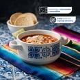 thumbnail image 4 of Juego de 4 Tazones Pozoleros de Cerámica Grande 700 ml para Pozole, Sopa y Menudo Chefmaker Mayolica para Fiestas Patrias, 4 of 10