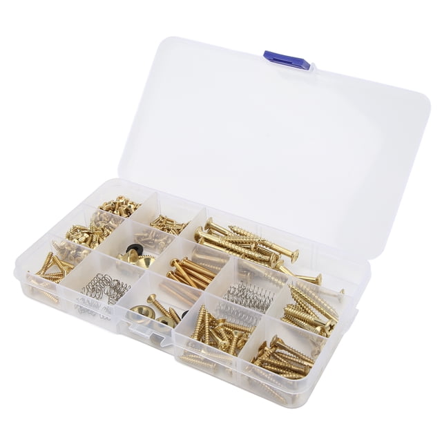 Kit de Vis de Guitare Électrique, Sangle de Guitare Vis Métal Snap Ressort Sangle Snap Assortiment Ensemble de Fixations de Réparation