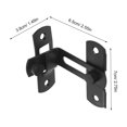 thumbnail image 2 of DEEPCRAFF 2Ud Cerradura De Seguridad Para Puertas De Interior Fácil Instalación Y Funcionamiento Suave, 2 of 7